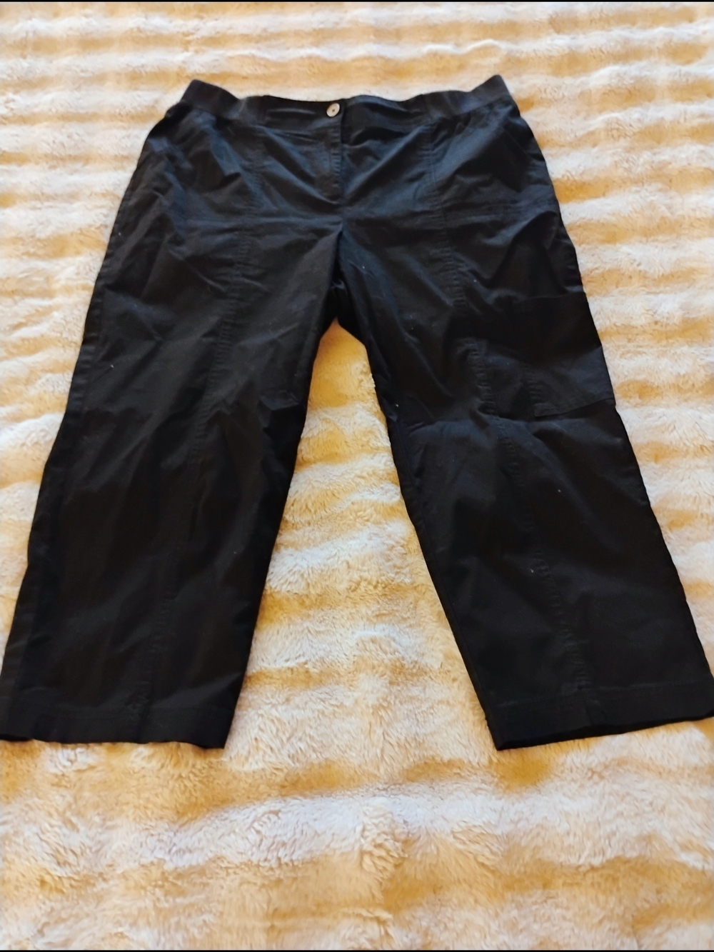 Chico's Black Elastic-Waist Pants